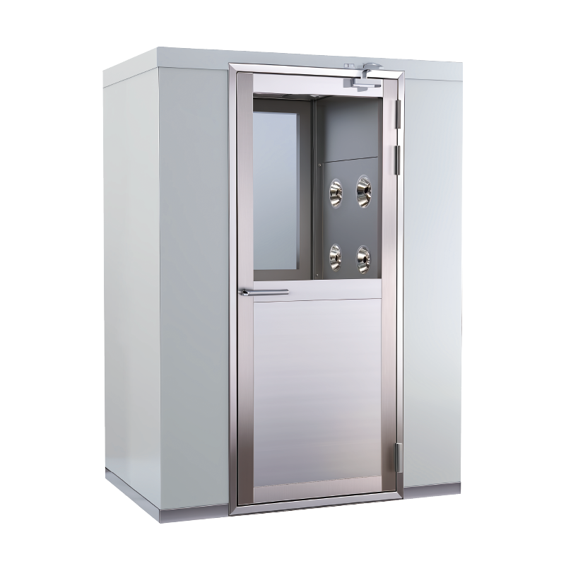 Cold-rolled steel painted single-person air shower with single blower