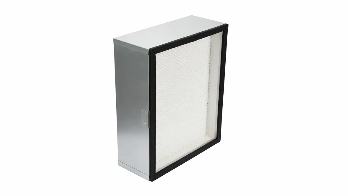 Dense pleated Hepa filter