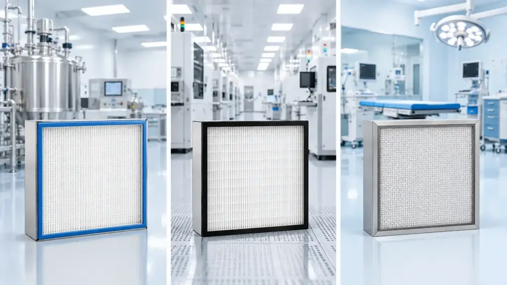 Cleanroom HEPA Filter Specification3