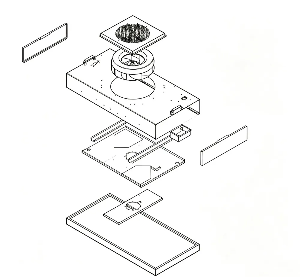 FFU & Fan Filter Unit structure diagram
