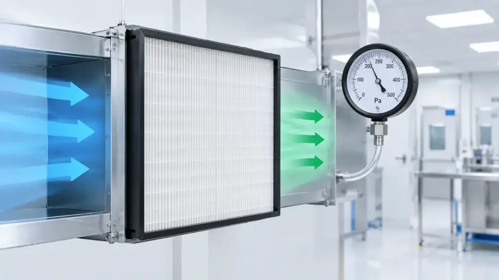 HEPA Filter Pressure Drop1