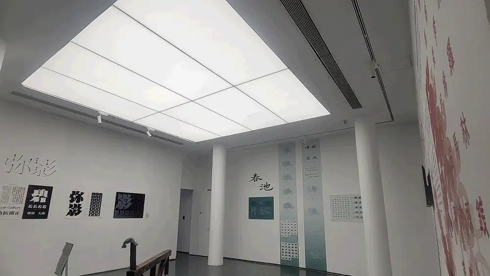 The ventilation system of the art gallery's exhibition hall_compressed